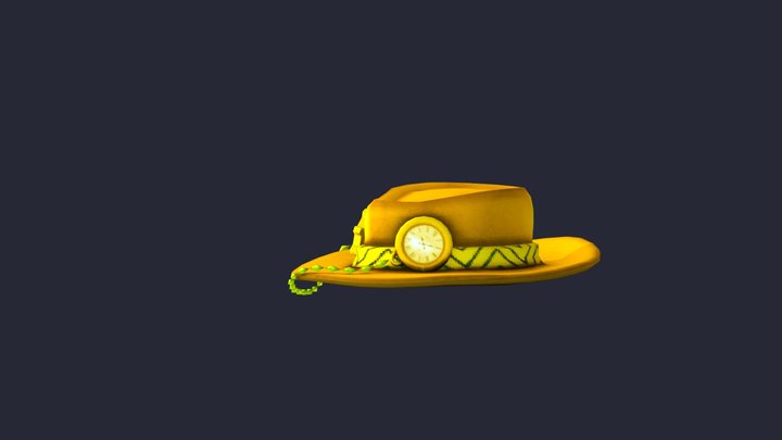 hat_golden 3D Model