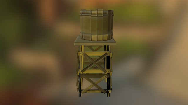 Western Tower (Don't Grade) 3D Model