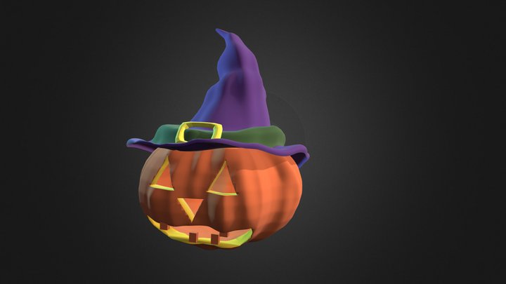 Scary Pumpkin 3D Model