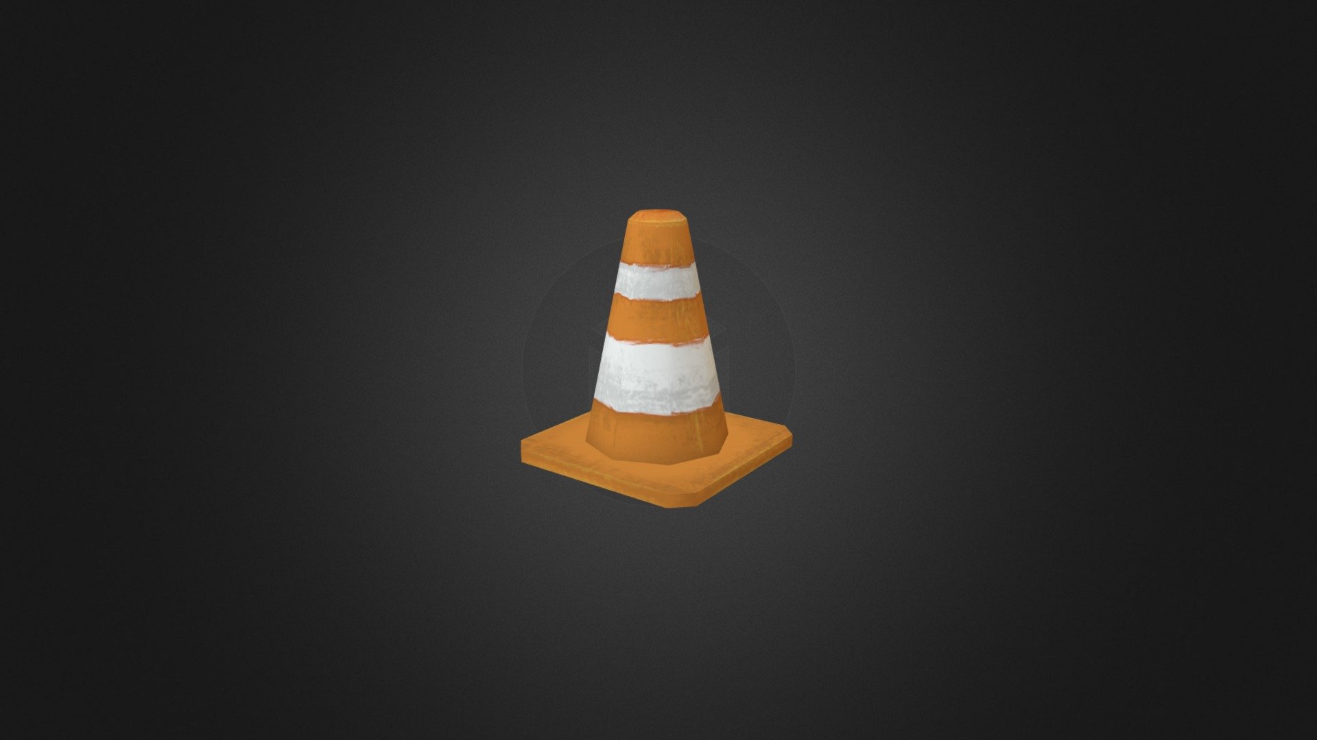 Traffic Cone Download Free 3D model by lowpolybrain [41db138] Sketchfab