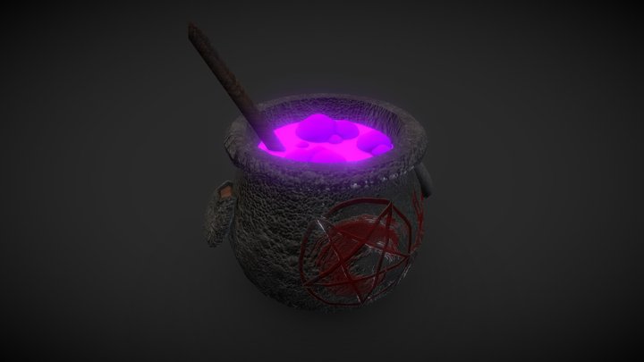 Witch Pot 3D Model