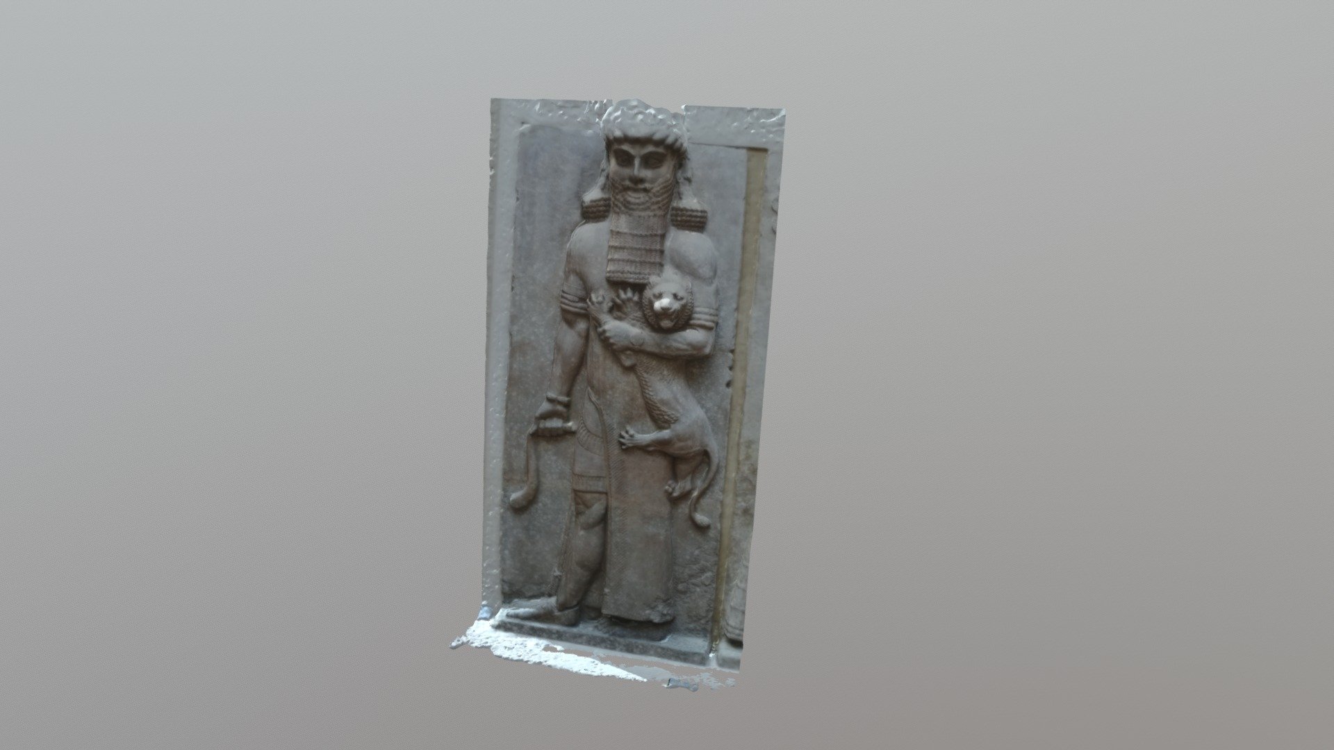 Low poly version of the Gilgamesh model