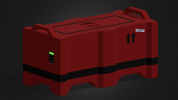 Modular Space Crate 3D Model