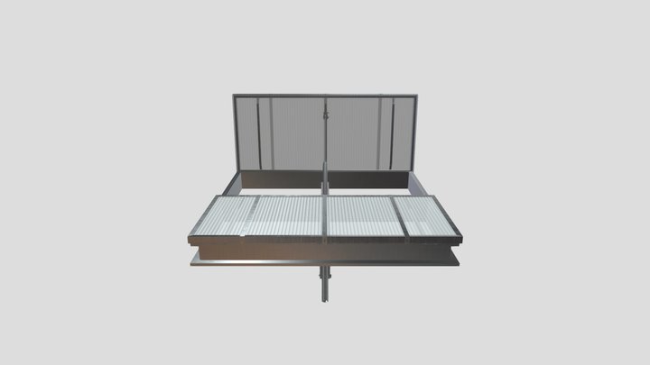Klapa oddymiająca mcr PROLIGHT DVP 2sk - 24V_ 3D Model