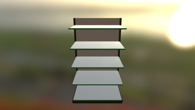 Grocery Shelf 3D Model
