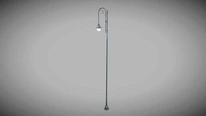 Arc Lamp - Victorian Street Lamp 3D Model