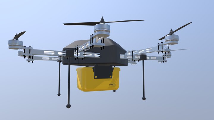 Amazon Prime Air Drone 3D Model