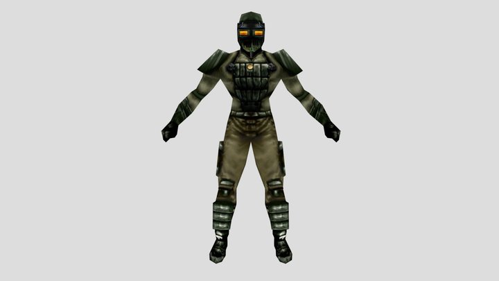 Turok: Evolution - Unused Soldier – Free 3D Model STL
