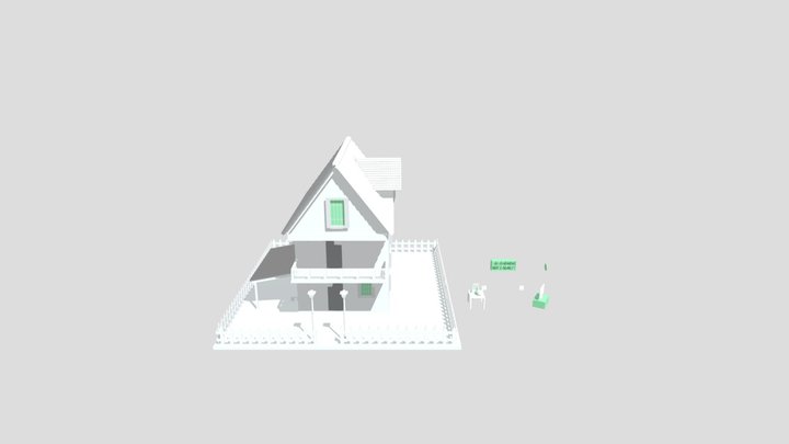 CASA TRABALHO 3D Model