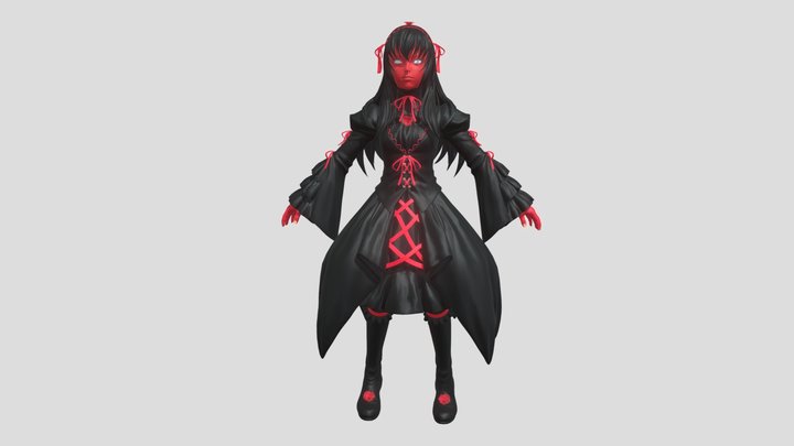 ANIME GIRL 3D Model
