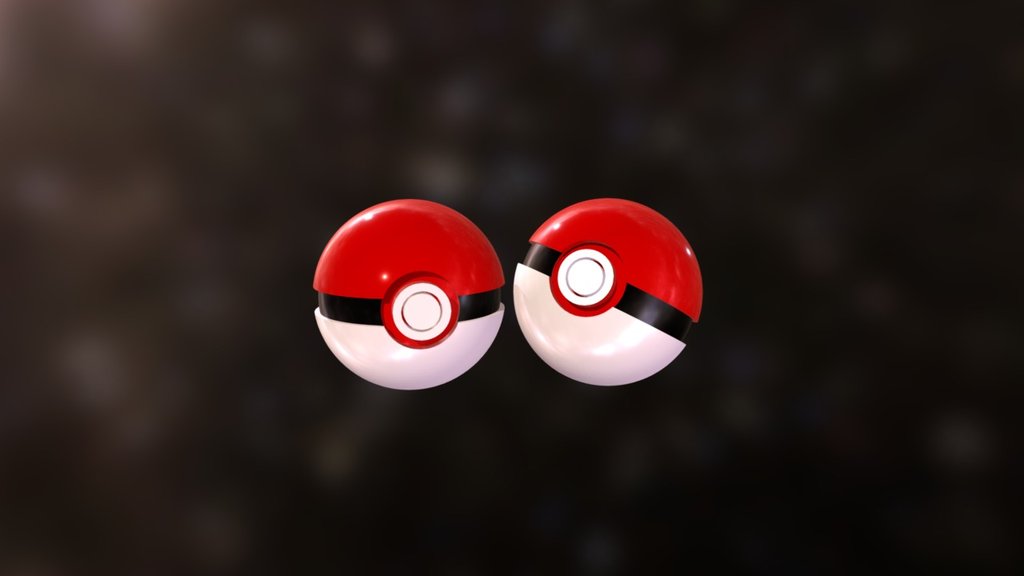 pokeball — Sketchfab embed 3D viewer