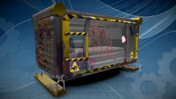 Sci-fi Capsule 3D Model