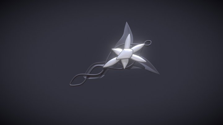 Evenstar Pendent, Lord of the Rings 3D Model