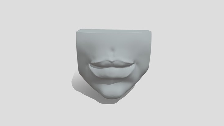 greta lips2 3D Model