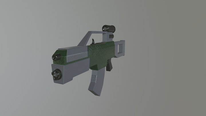gun doom 3D Model