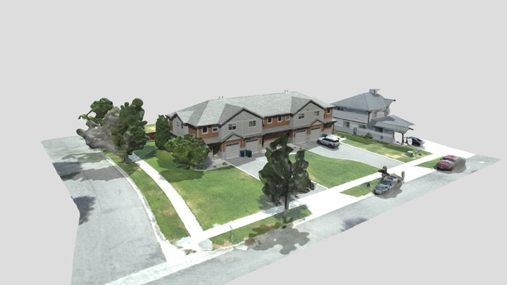 1015_Longbow_Roof_simplified_3d_mesh 3D Model