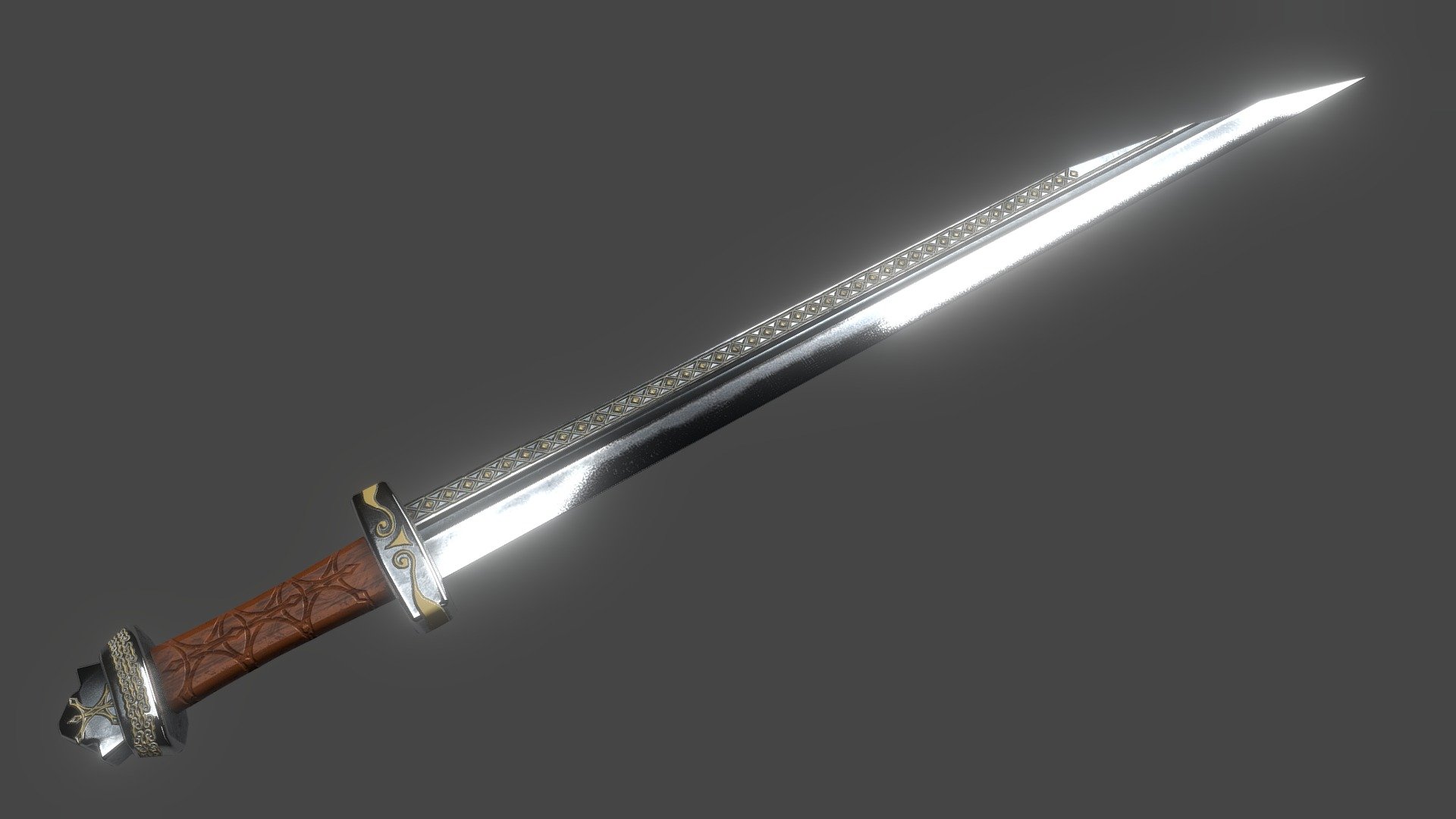 Viking/Saxon Langseax - Buy Royalty Free 3D model by Kim Niemann (@kimn ...