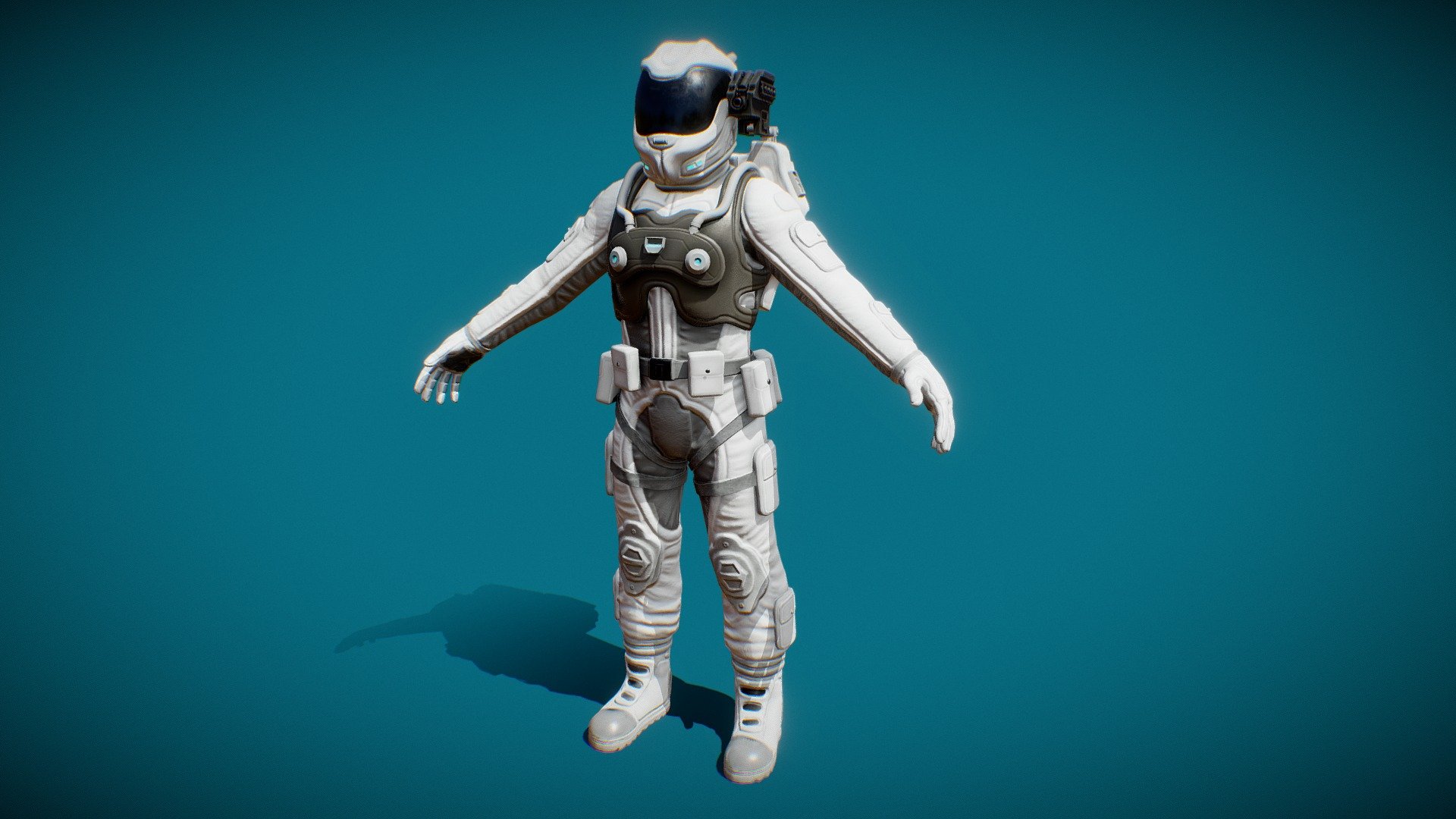 Astronaut 3D model by dsv86 [41e8cd9] Sketchfab