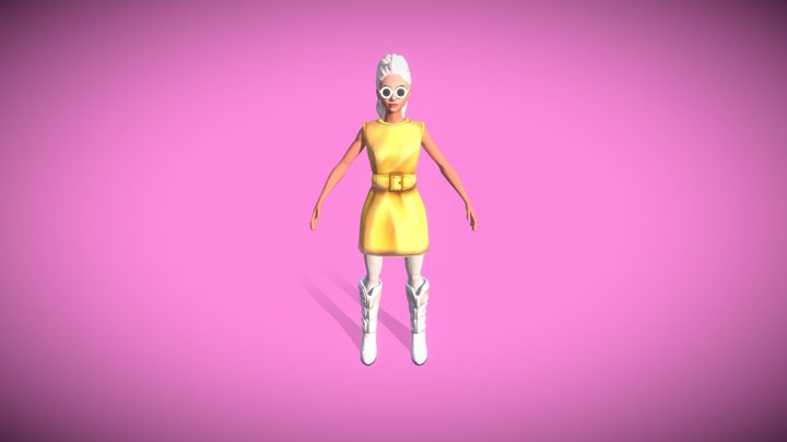 Lady Gaga 3D Model
