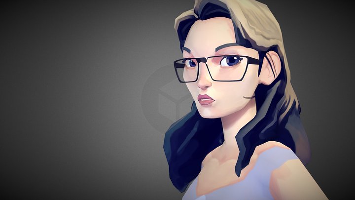 Model girl 3D Model