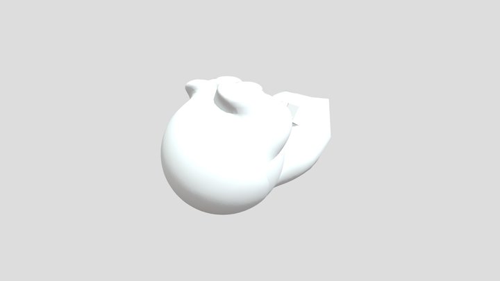Human head 3D Model
