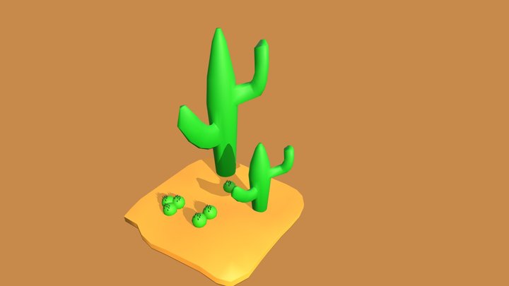 NATURA: Cactus - Sophia 2F a.s. 2018-19 3D Model