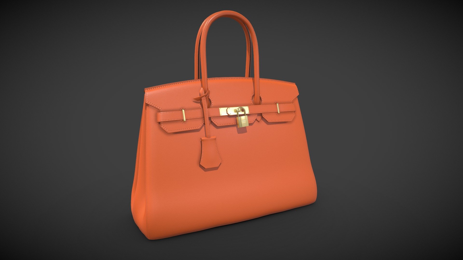 Hermes Herbag Zip Retourne Cabine Bag 3D Model in Other 3DExport