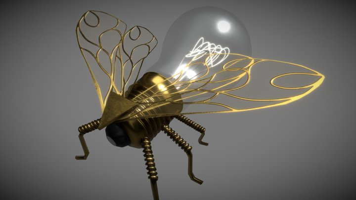 Bulb Bee 3D Model
