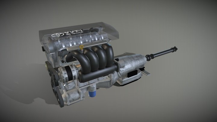1zz Fe 1 3 AT R 3D Model