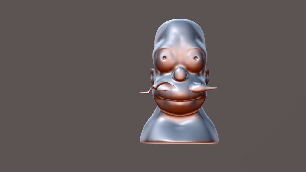 Homer With a Moustache