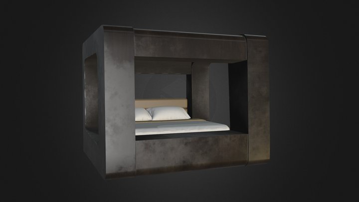 hotel bed 3D Model