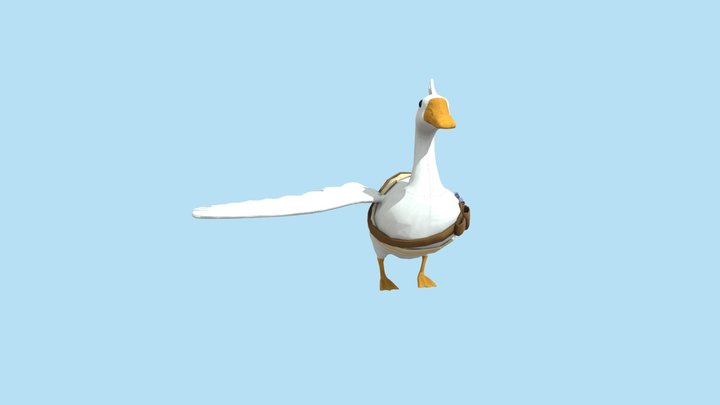Adventurer Goose 3D Model