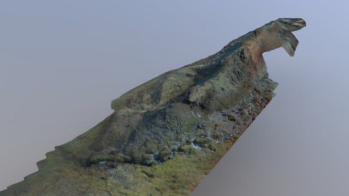 Illukunnguaq mineral dyke, West Greenland 3D Model