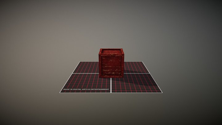 Crate 3D Model