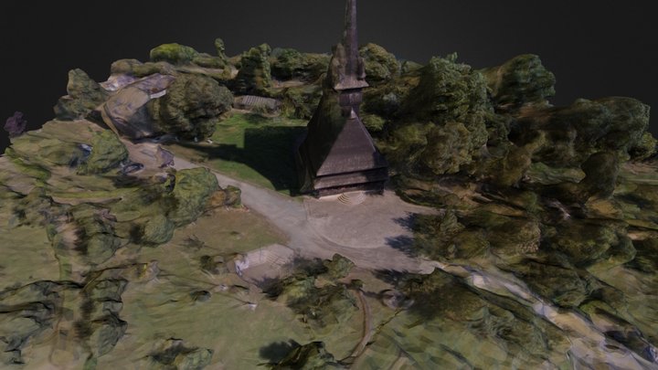 Biserica Ortodoxa Sf. Mucenic Mina din Constanta 3D Model