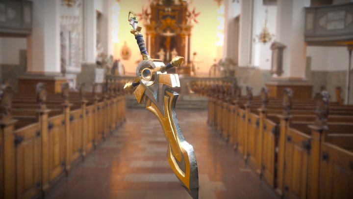 AAC202 A3 Sword - Kings Great Sword 3D Model