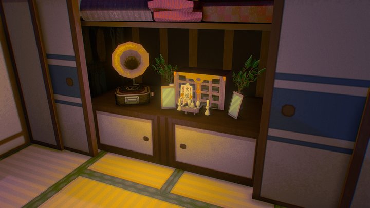 Crossroads Comix - Japanese Apartment 3D Model