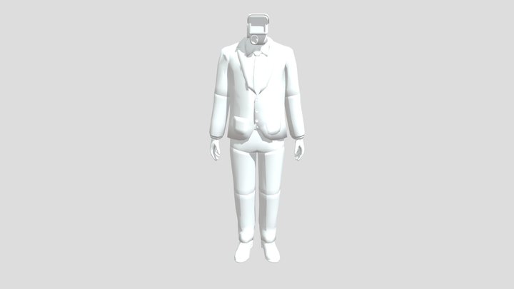 Cameraman 3D Model