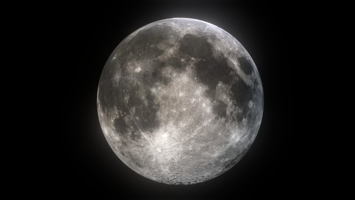 mi Luna. 3D Model