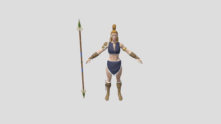Kyra Character Design OC 3D Model
