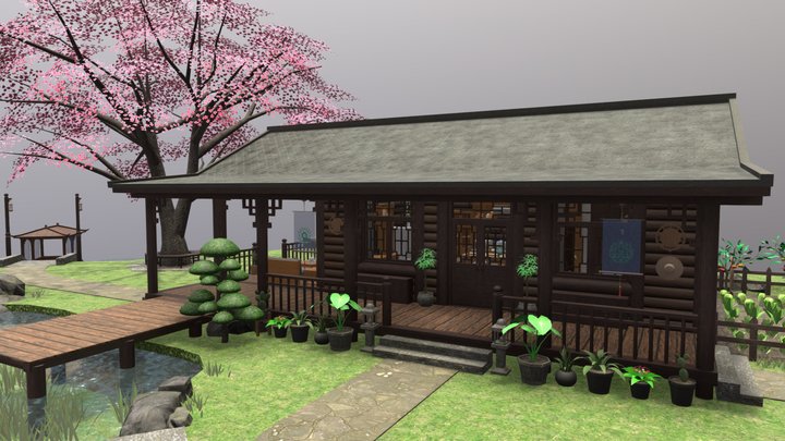 Island Cabin 3D Model