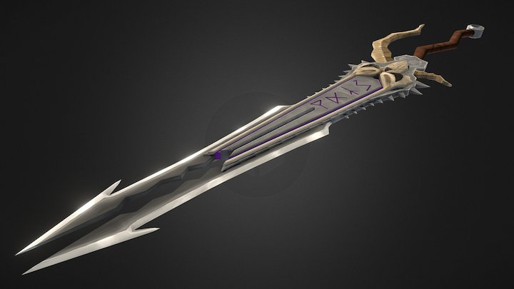 WoW-inspired Greatsword 3D Model