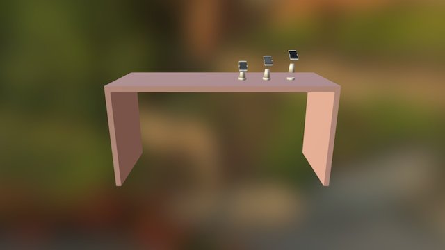 Mobile Stand 3D Model