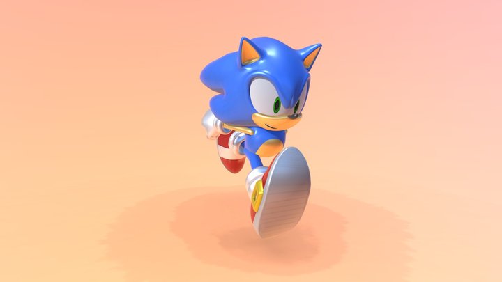 Sonic The Hedgehog 3D Model