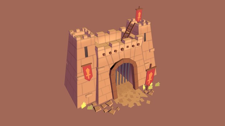 City Gates 3D Model