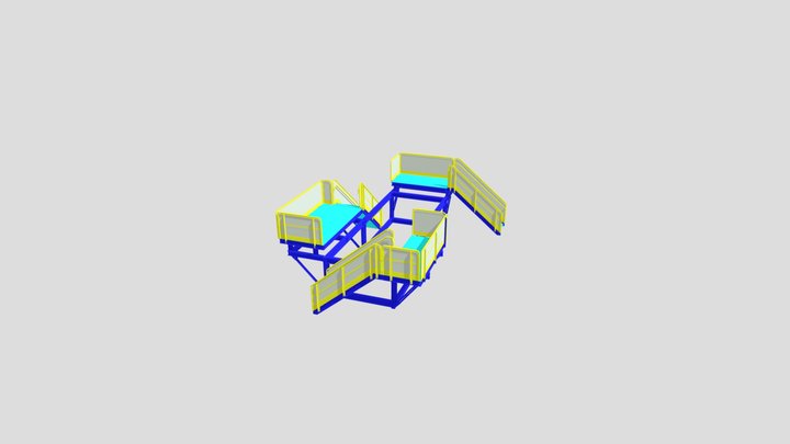 Plataforma Sala Elétrica 3D Model
