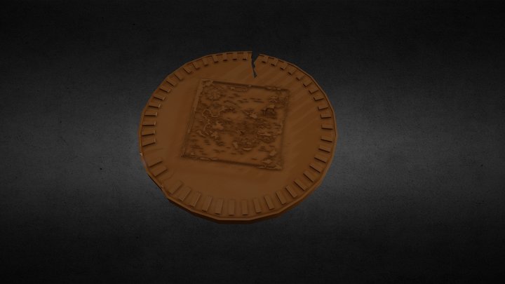 Pirate coin 3D Model