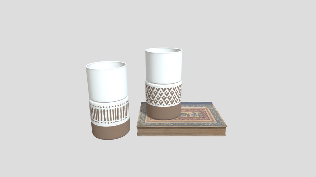 Ornate Vase Candles