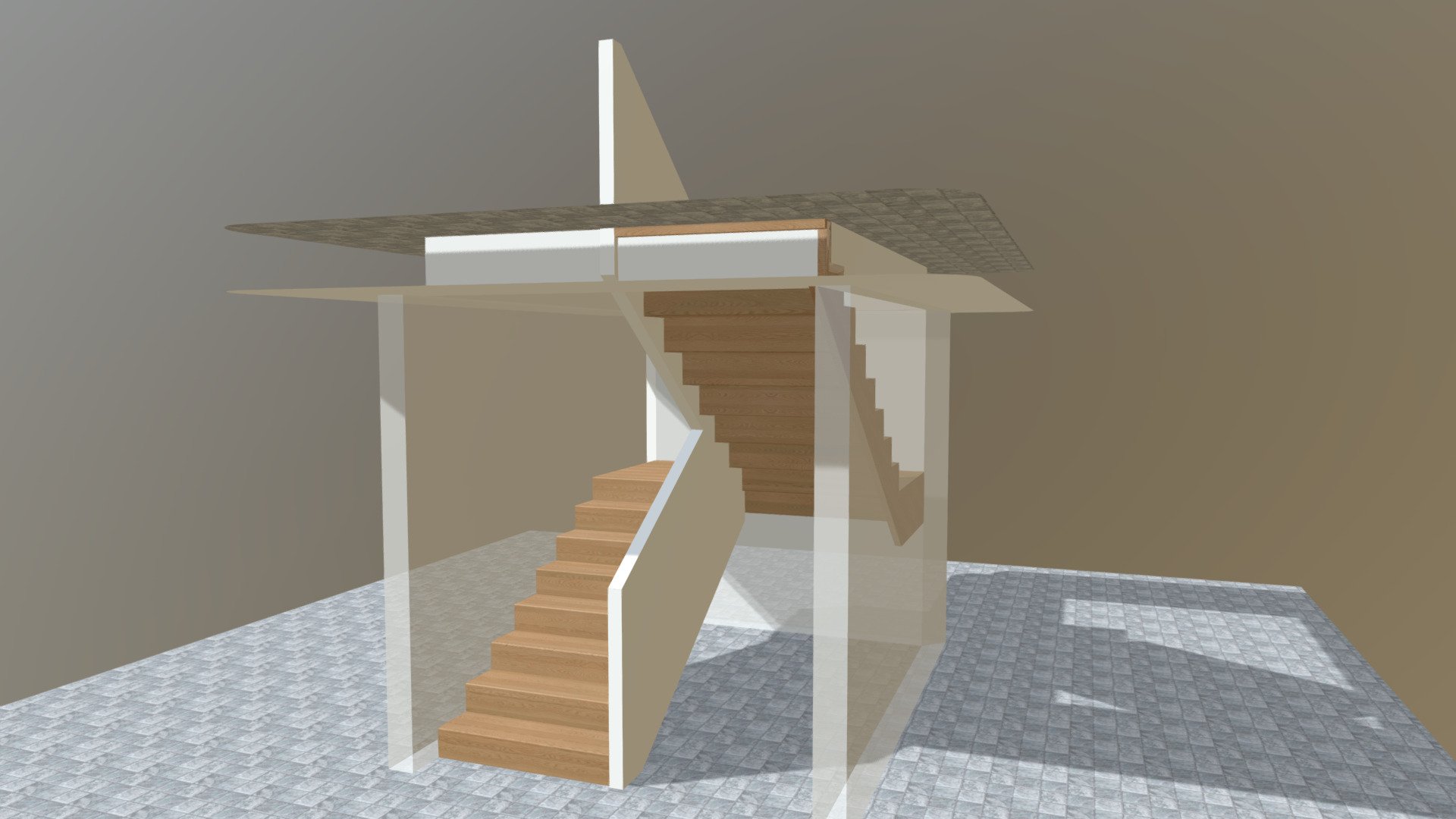 Jungwirth Treppen Treppe mit Bruestungswand
