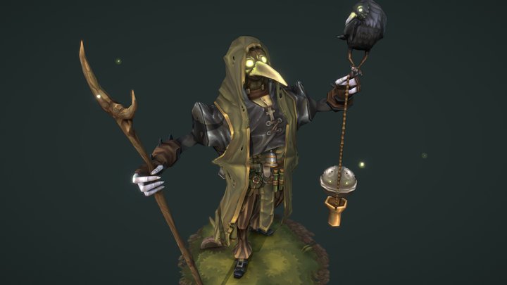 Plague Doctor 3D Model